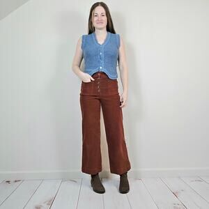 Vintage 70s Sweater Vest Blue XS/S